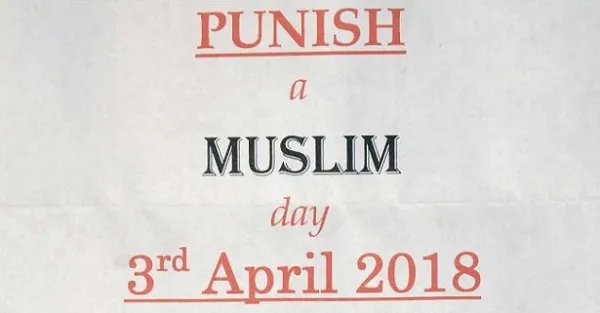 un jour de la punition pour les musulmans les instigateurs activement recherches